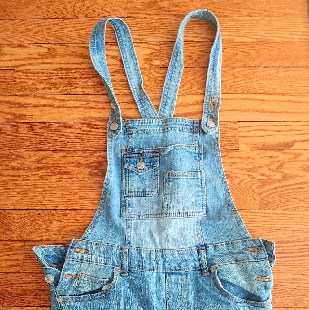Light Denim Overalls